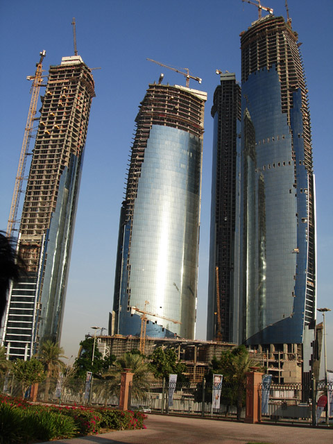 There are too much of construction side in Dubai now.