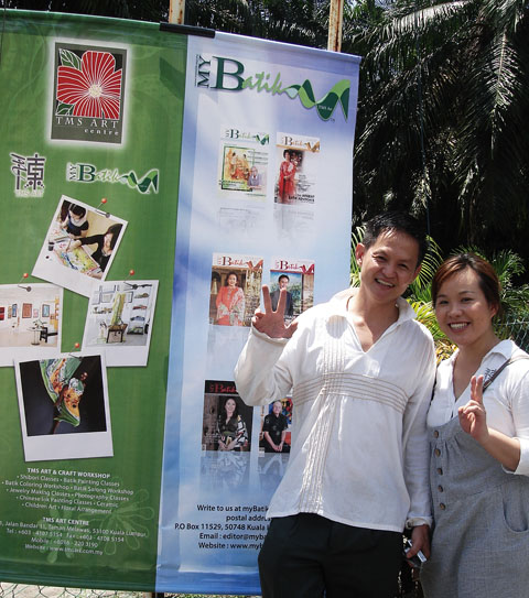 myBatik charity projects with Orang Asli village