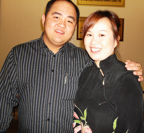 my elder brother Guan & me  