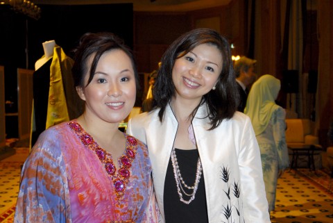 Emilia with Dr.June, Lecturer from UNIMAS