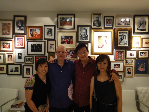 from my left, frank, tony & conie su at Kenchara opening