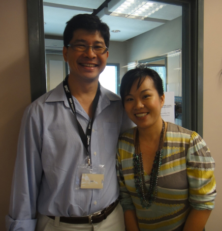 Emilia Tan & Malek Ali, The founder & director of BFM 