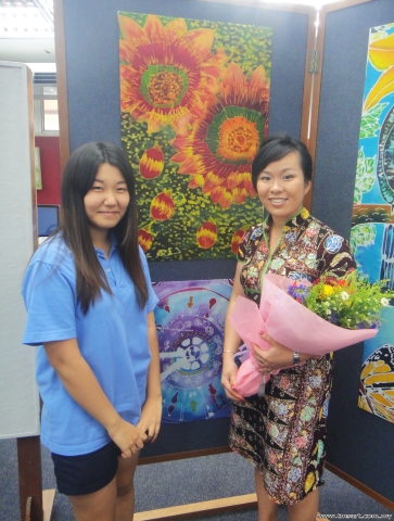 Emilia & her korean student Lisa