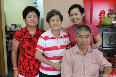 with my mother's elder brother & wife 