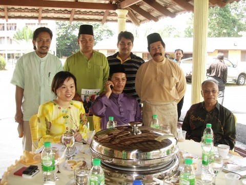 Emilia lunch with Datul Abdul Rahim bin Dato' Mohd Said