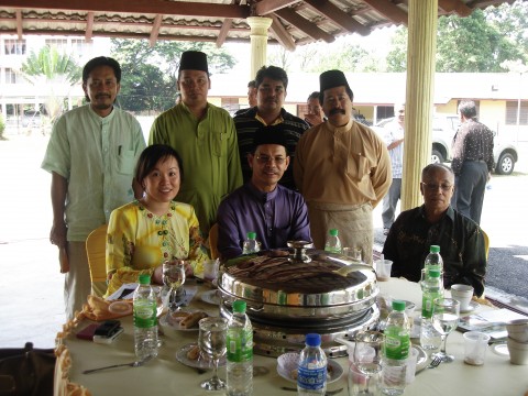 Emilia lunch with Datul Abdul Rahim bin Dato' Mohd Said