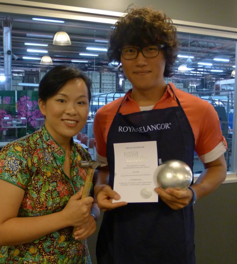 hand crafted the Royal Selangor by Kwang Hoon