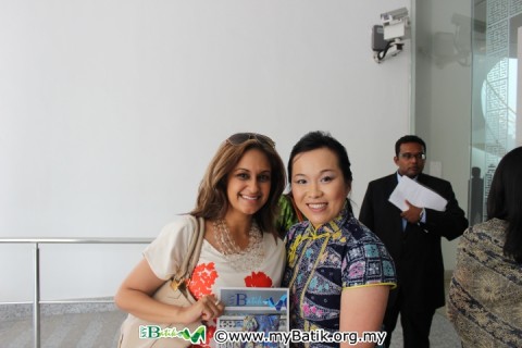 Emilia & Miss Anita, Culture Affair Officer from US Embassy in Malaysia