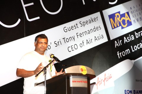 Guest Speaker of the CEO Night, Dato' Sri Tony Fernandes, CEO of Air Asia